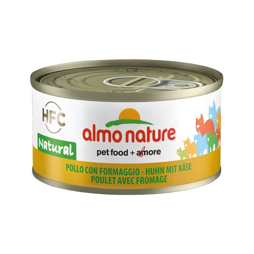 Almo Nature HFC 70 Natural Kattenvoer - Blik - Kip En Kaas 3 Almo Nature HFC 70 Natural Kattenvoer - Blik - Kip En Kaas - Afbeelding 3