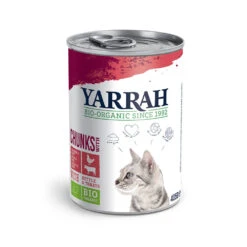 Yarrah - Natvoer Kat Blik Chunks Met Kip & Rund Bio -Katten Benodigdheden 3717b29c048eee1c319fb0eb4b80200001e6d93a1e99190dd6add4d0afd49b14 3 4