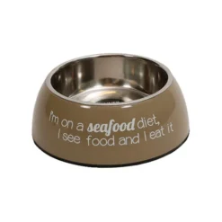 51 Degrees North Enkele Voerbak -Katten Benodigdheden 51 degrees north enkele voerbak taupe l 86044 0500 none