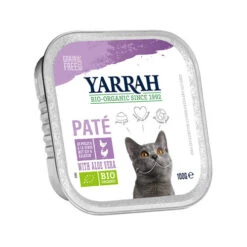 Yarrah - Natvoer Kat Kuipje Paté Met Kip & Kalkoen Bio
