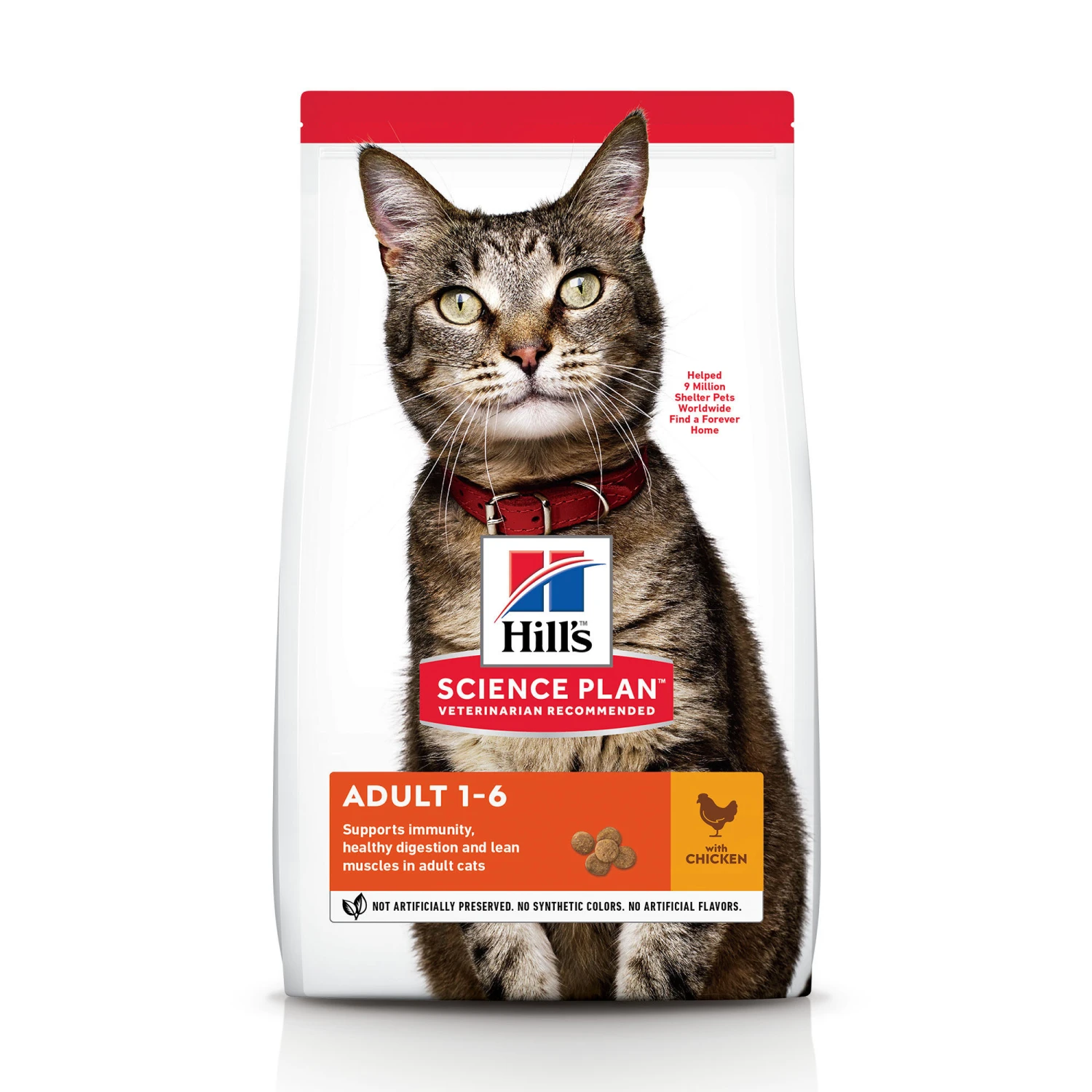 Hill's Science Plan - Feline Adult - Chicken/Poultry 4 Hill's Science Plan - Feline Adult - Chicken/Poultry - Afbeelding 4