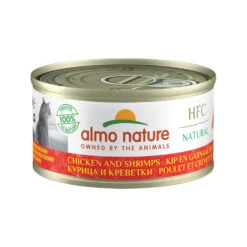 Almo Nature HFC 70 Natural Kattenvoer - Blik - Kip En Garnalen