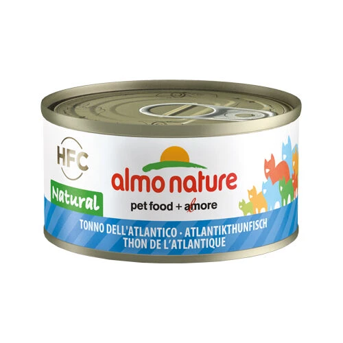 Almo Nature HFC 70 Natural Kattenvoer - Blik - Atlantische Tonijn 2 Almo Nature HFC 70 Natural Kattenvoer - Blik - Atlantische Tonijn - Afbeelding 2