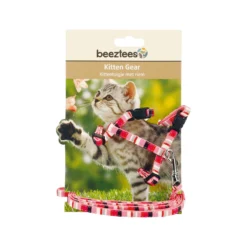 Beeztees Nylon Kittentuigje -Katten Benodigdheden beeztees nylon kittenhalsband 199361 2000 none