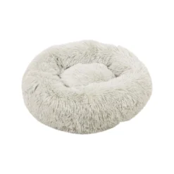 Beeztees Yali Pluche Donutmand -Katten Benodigdheden beeztees yali pluche hondenmand lichtgrijs 60 cm 111850 1000 none