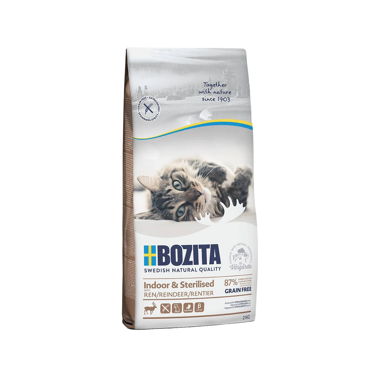 Bozita Indoor & Sterilised Grain Free Kattenvoer 3 Bozita Indoor & Sterilised Grain Free Kattenvoer - Afbeelding 3