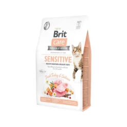 Brit Care Cat - Sensitive -Katten Benodigdheden brit care cat grain free sensitive healthy digestion delicate taste 203354 0500 none