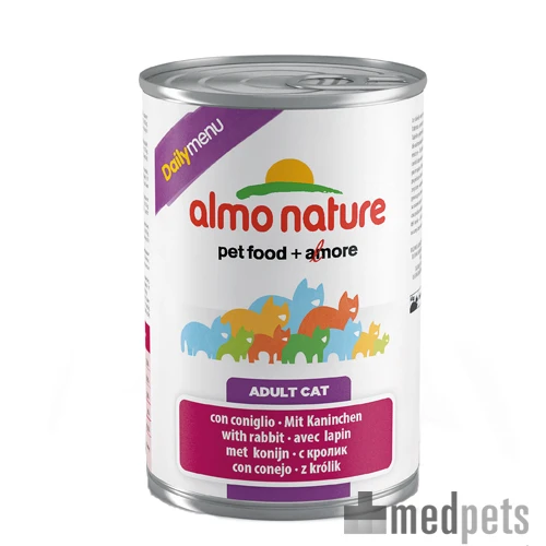 Almo Nature Daily Menu Kattenvoer - Blik - Konijn 3 Almo Nature Daily Menu Kattenvoer - Blik - Konijn - Afbeelding 3