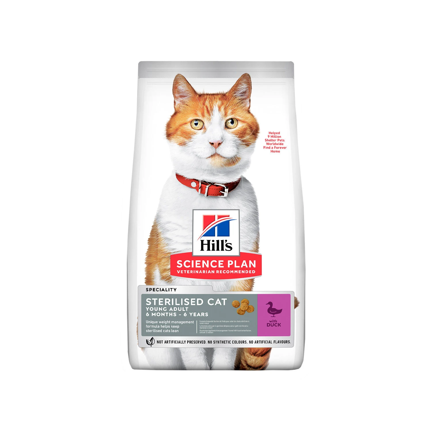 Hill's Science Plan - Feline Adult - Sterilised - Duck 1 Hill's Science Plan - Feline Adult - Sterilised - Duck