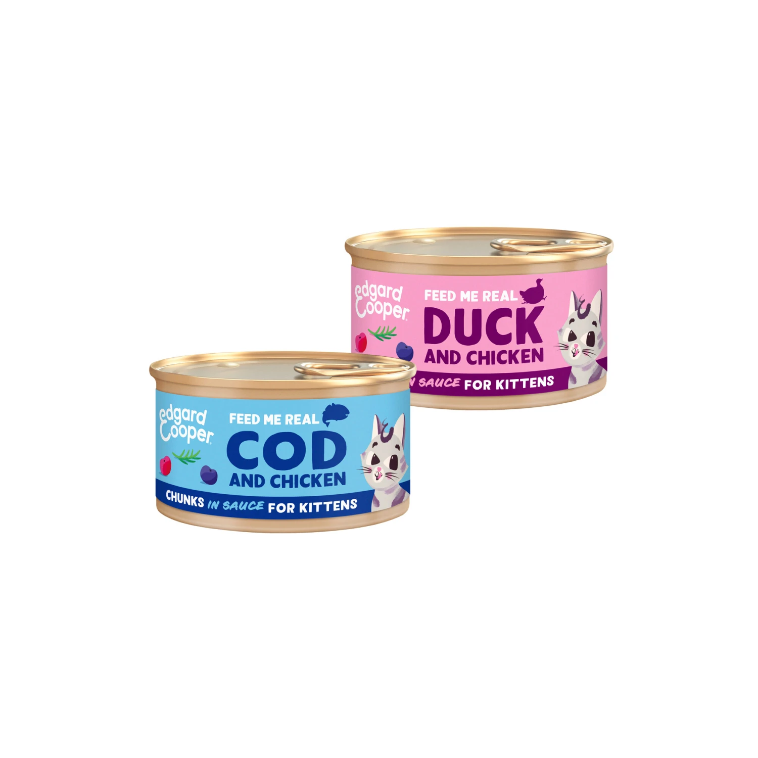 Edgard & Cooper Kitten Chunks In Sauce 2 Edgard & Cooper Kitten Chunks In Sauce - Afbeelding 2