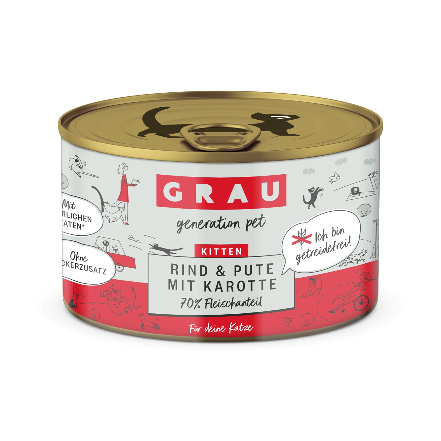 Grau Graanvrij Kittenvoer 7 Grau Graanvrij Kittenvoer - Afbeelding 7