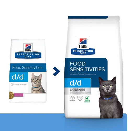 Hill's D/d Food Sensitivities - Prescription Diet - Feline 4 Hill's D/d Food Sensitivities - Prescription Diet - Feline - Afbeelding 4