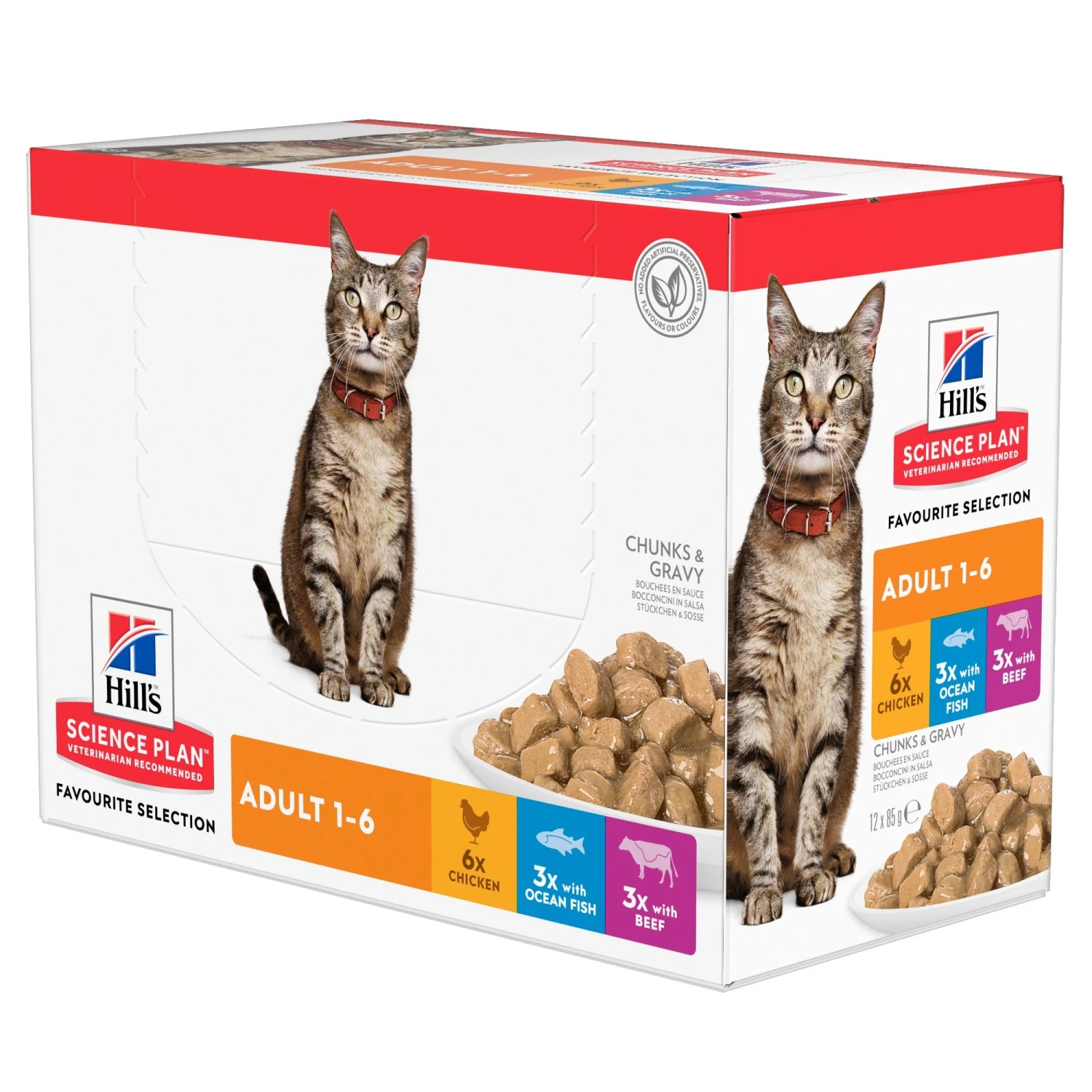 Hill's Science Plan - Feline Adult - Chicken/Poultry - Maaltijdzakje - Afbeelding 2