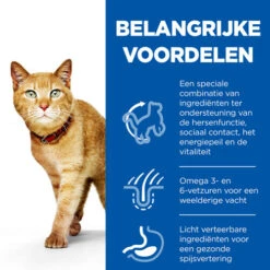 Hill's Science Plan - Feline Senior Vitality - Maaltijdzakje 9 Hill's Science Plan - Feline Senior Vitality - Maaltijdzakje -Katten Benodigdheden hills science plan feline senior vitality 218668 0500 none