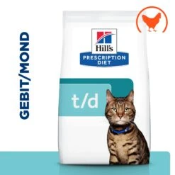 Hill's T/d Dental Care - Prescription Diet - Feline 13 Hill's T/d Dental Care - Prescription Diet - Feline -Katten Benodigdheden hills td dental care prescription diet feline 218006 2000 none