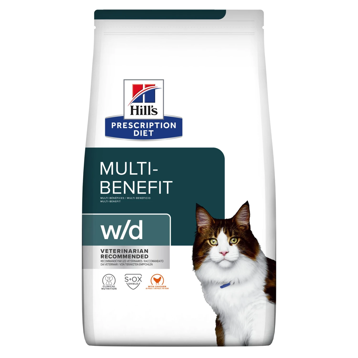 Hill's W/d Low Fat/Diabetes/Colitis - Prescription Diet - Feline 3 Hill's W/d Low Fat/Diabetes/Colitis - Prescription Diet - Feline - Afbeelding 3