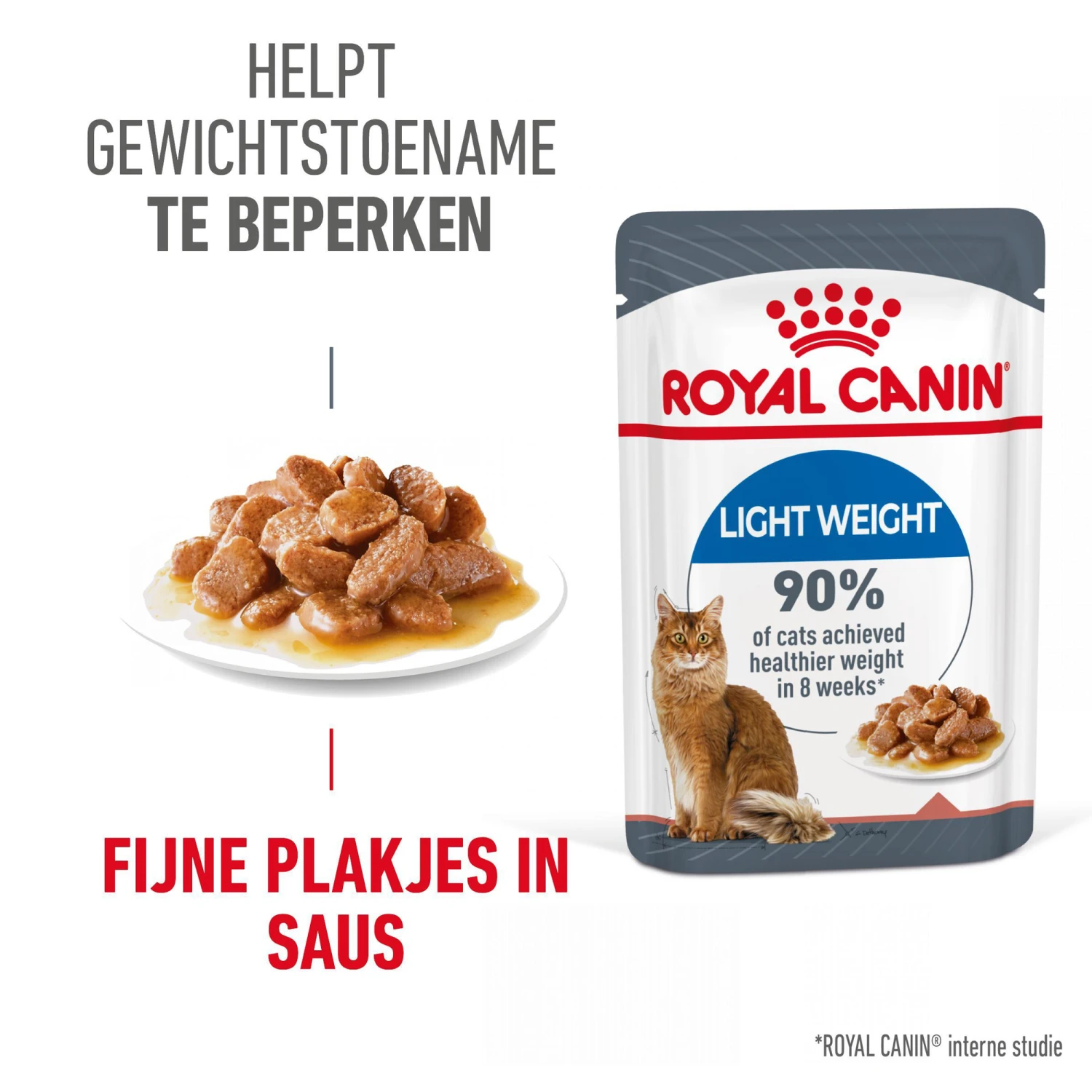 Royal Canin Light Weight Care In Gravy - Kattenvoer 2 Royal Canin Light Weight Care In Gravy - Kattenvoer - Afbeelding 2