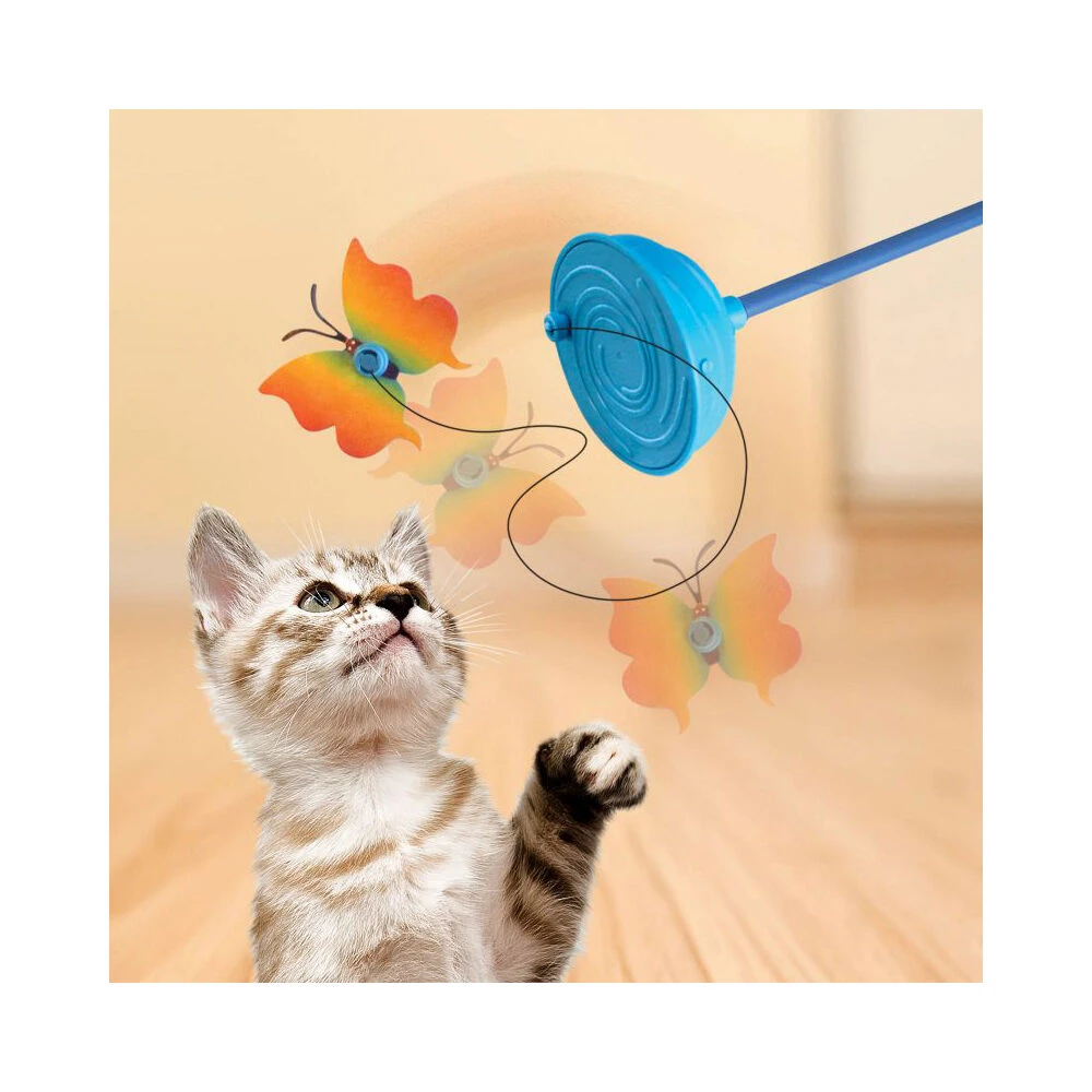 KONG Cat Teaser Purrsuit Vlinder 4 KONG Cat Teaser Purrsuit Vlinder - Afbeelding 4