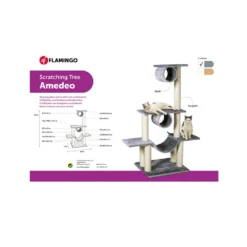 Flamingo Krabpaal Amedeo -Katten Benodigdheden krabpaal amedeo 222622 1000 none