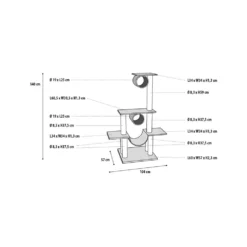 Flamingo Krabpaal Amedeo -Katten Benodigdheden krabpaal amedeo 222623 1000 none