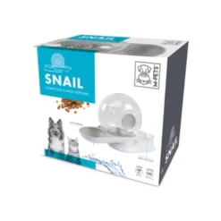 M-Pets Snail Combi Voedsel En Waterdispenser -Katten Benodigdheden m pets snail combi voedsel en waterdispenser 219456 1500 none
