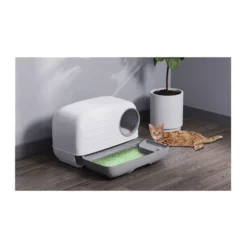 Petlux Retro Kattenbak Met Lade -Katten Benodigdheden petlux retro kattenbak met lade 220035 0500 none