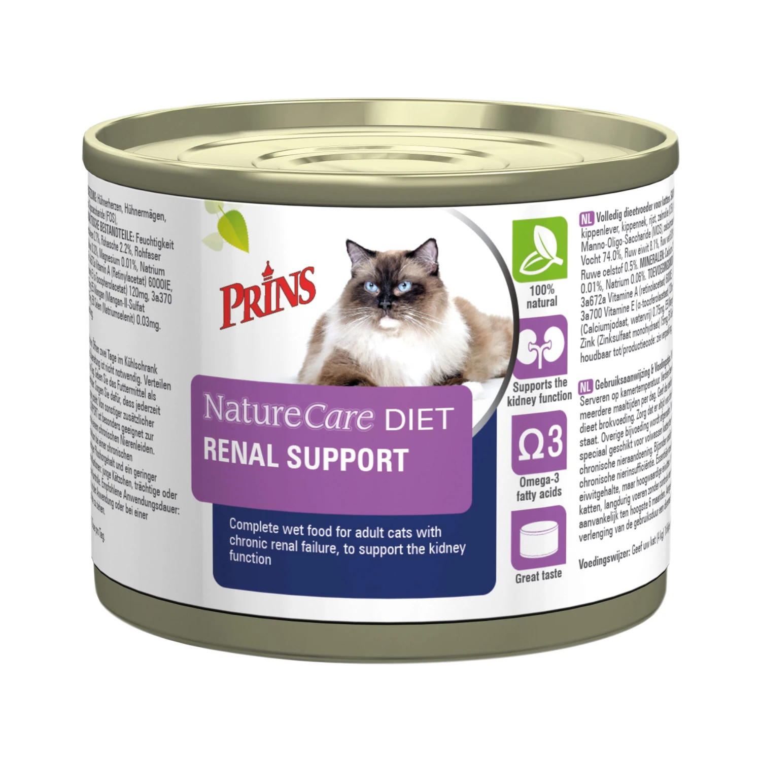 Prins NatureCare Diet Cat Renal Support 2 Prins NatureCare Diet Cat Renal Support - Afbeelding 2