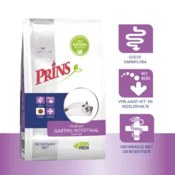 Prins VitalCare Gastro-Intestinal Low Fat -Katten Benodigdheden prins vitalcare gastro intestinal low fat 172588 1500 none