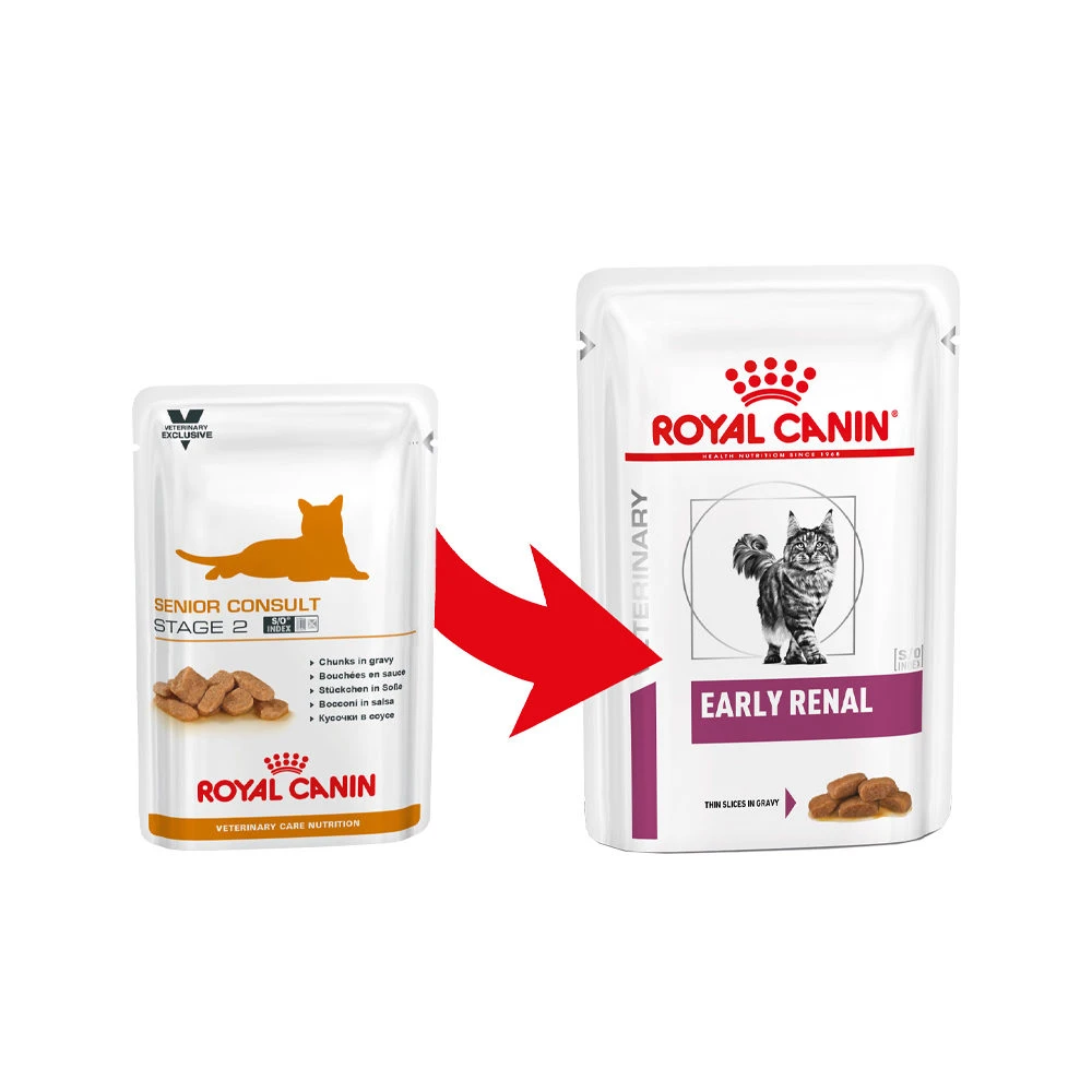 Royal Canin Early Renal In Gravy - Kattenvoer 2 Royal Canin Early Renal In Gravy - Kattenvoer - Afbeelding 2