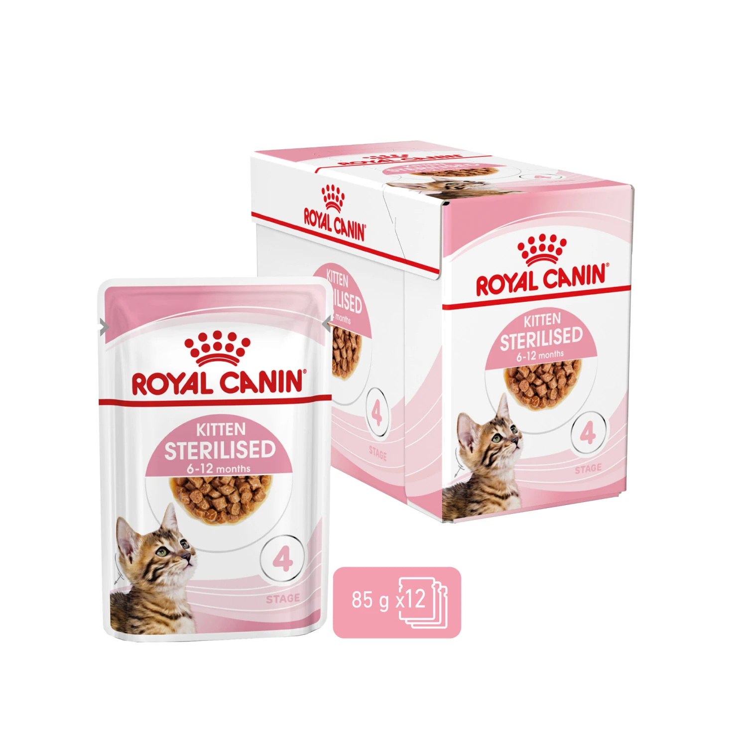 Royal Canin Kitten Sterilised In Gravy - Maaltijdzakje 3 Royal Canin Kitten Sterilised In Gravy - Maaltijdzakje - Afbeelding 3