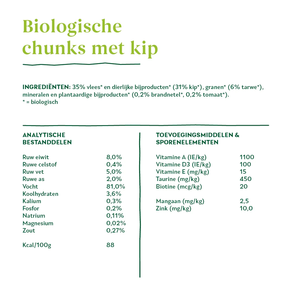 Yarrah - Natvoer Kat Blik Chunks Met Kip Bio - Afbeelding 5